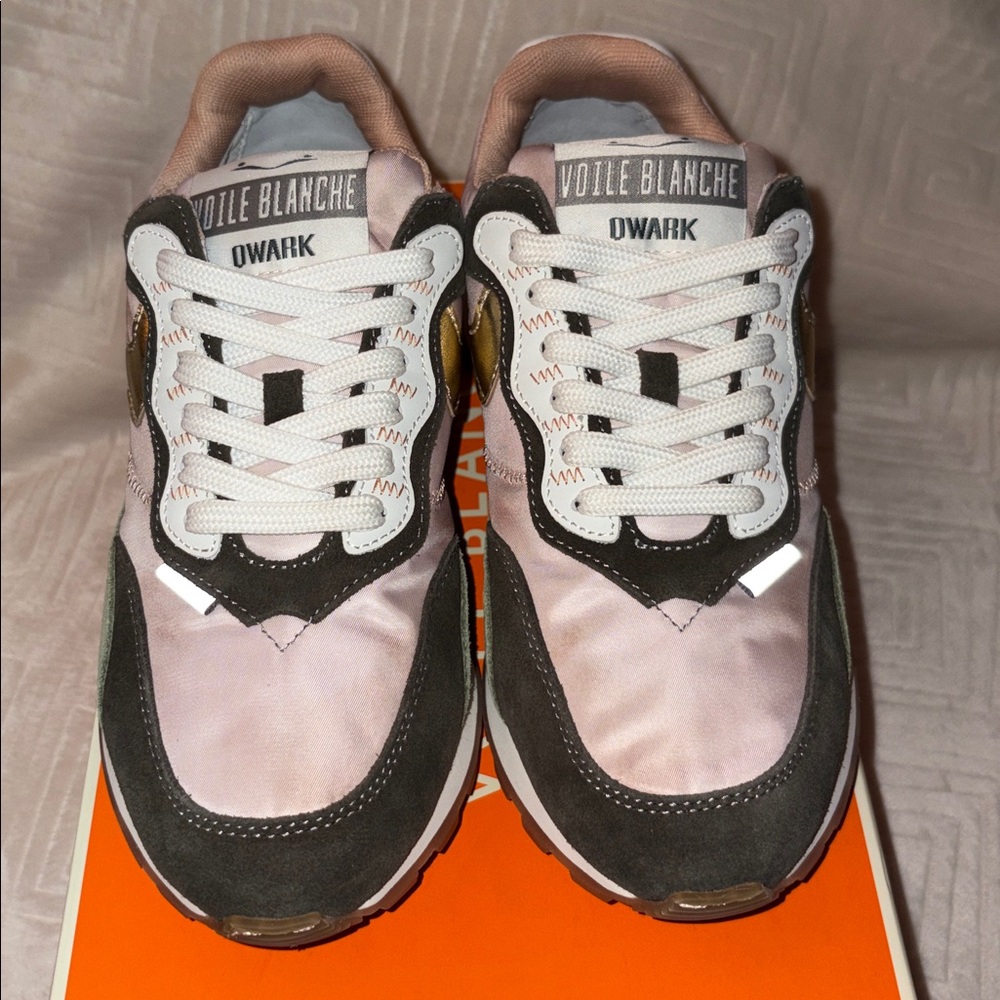 VOILE BLANCHE Qwark Hype Sneaker in Army Green - Picture 10 of 15